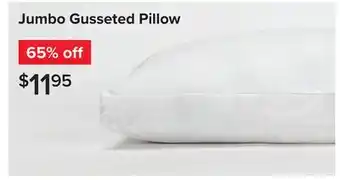 Linen Chest Jumbo Gusseted Pillow offer