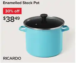 Linen Chest Ricardo Enamelled Stock Pot offer