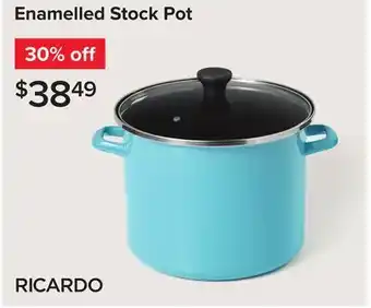 Linen Chest Ricardo Enamelled Stock Pot offer
