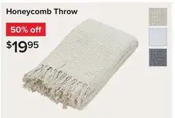 Linen Chest Honeycomb Throw offer