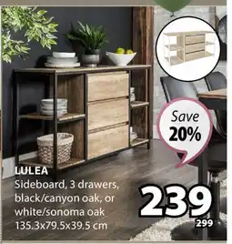 JYSK Lulea Sideboard offer