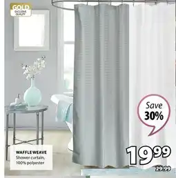 JYSK Waffle Weave Shower curtain offer