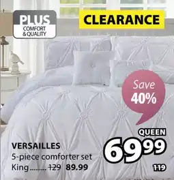 JYSK Versailles 5-piece comforter set offer
