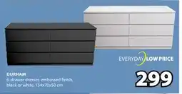 JYSK DURHAM 6-drawer dresser offer