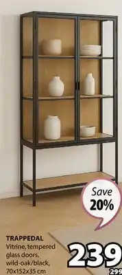 JYSK Trappedal Vitrine offer