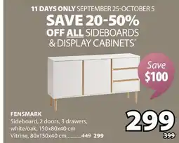 JYSK FENSMARK Sideboard offer
