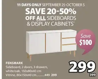 JYSK FENSMARK Sideboard offer