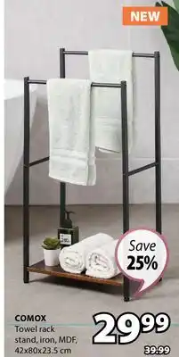 JYSK Comox Towel rack stand offer