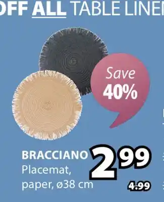 JYSK Bracciano Placemat offer