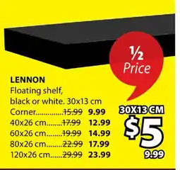 JYSK LENNON Floating shelf offer