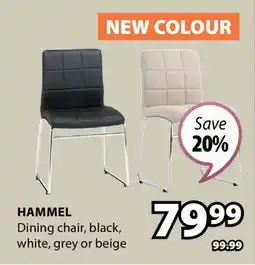 JYSK HAMMEL Dining chair offer