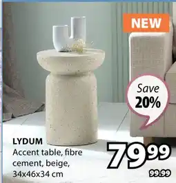 JYSK Lydum Accent table offer