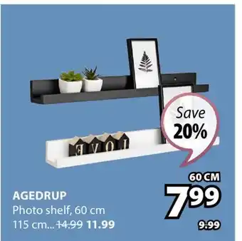 JYSK AGEDRUP Photo shelf offer