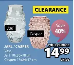 JYSK JARL / CASPER Vase offer
