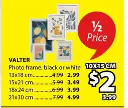 JYSK VALTER Photo frame offer