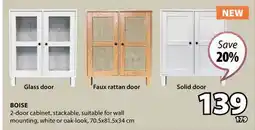 JYSK BOISE 2-door cabinet offer