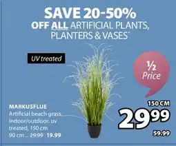 JYSK Markusflue Artificial beach grass offer