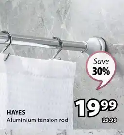 JYSK HAYES Aluminium tension rod offer