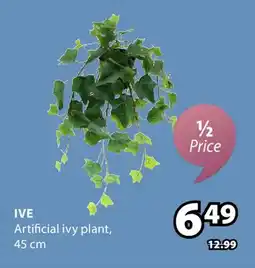 JYSK IVE Artificial ivy plant offer