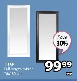 JYSK Titan Full length mirror offer