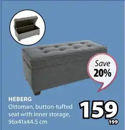 JYSK HEBERG Ottoman offer