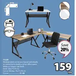JYSK Tyler Modular desk offer