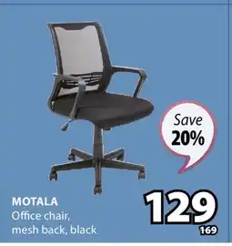 JYSK MOTALA Office chair offer