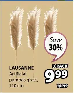 JYSK LAUSANNE Artificial pampas grass offer