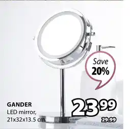 JYSK GANDER LED mirror offer