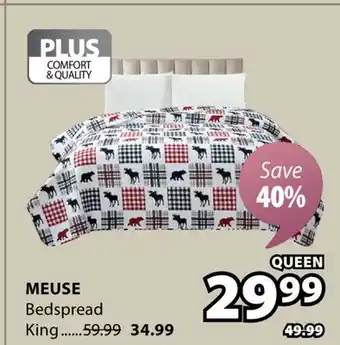 JYSK MEUSE Bedspread offer