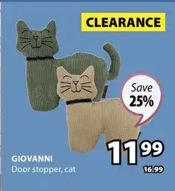 JYSK Giovanni Door stopper, cat offer