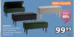 JYSK BADSTED Storage bench offer