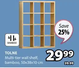 JYSK TOLNE Multi-tier wall shelf offer