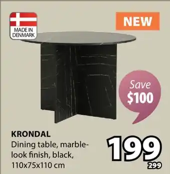 JYSK KRONDAL Dining table offer