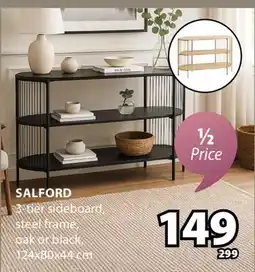 JYSK SALFORD 3-tier sideboard offer