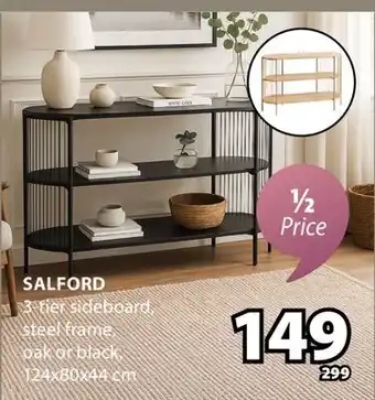 JYSK SALFORD 3-tier sideboard offer