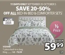 JYSK VIENNE 7-piece bed-in-a-bag offer