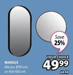 JYSK MARIUS Mirror offer