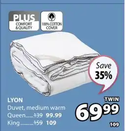 JYSK LYON Duvet offer