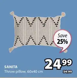 JYSK Sanita Throw pillow offer