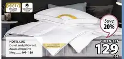 JYSK HOTEL LUX Duvet and pillow set offer
