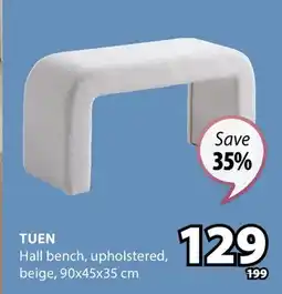 JYSK TUEN Hall bench offer