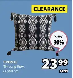 JYSK Bronte Throw pillow offer