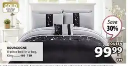 JYSK Bourgogne 8-piece bed-in-a-bag offer