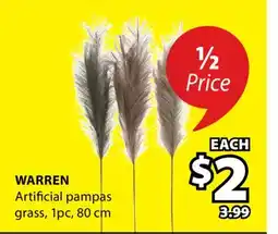 JYSK WARREN Artificial pampas grass offer