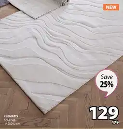 JYSK KLEMATIS Area rug offer