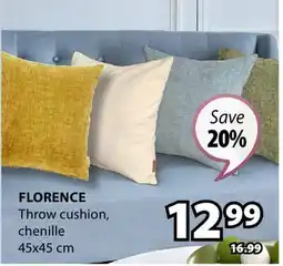 JYSK Florence Throw cushion, chenille offer