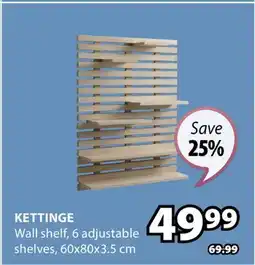 JYSK KETTINGE Wall shelf offer