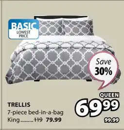 JYSK Trellis 7-piece bed-in-a-bag offer