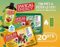 Accès pharma SWICAL ENERGY Products offer
